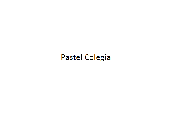 Pastel Colegial